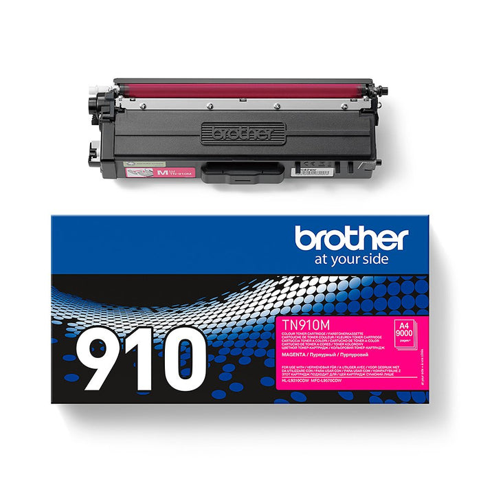 EAN 4977766771856 - Brother TN-910M cartucho de tóner 1 pieza(s) Original Magenta imagen 4