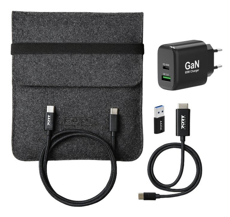Port Designs 4in1 Starter Pack 65w Gan Charger