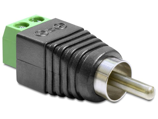 EAN 4043619654178 - DeLOCK 65417 cambiador de género para cable RCA 2p Negro, Verde, Plata imagen 1