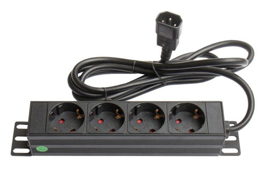 EAN 4014619666362 - Alcasa GC-N0078 base múltiple 1,8 m 4 salidas AC Interior Negro imagen 1