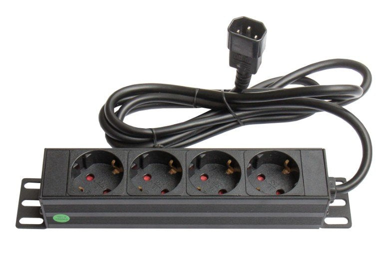 EAN 4014619666362 - Alcasa GC-N0078 base múltiple 1,8 m 4 salidas AC Interior Negro imagen 1