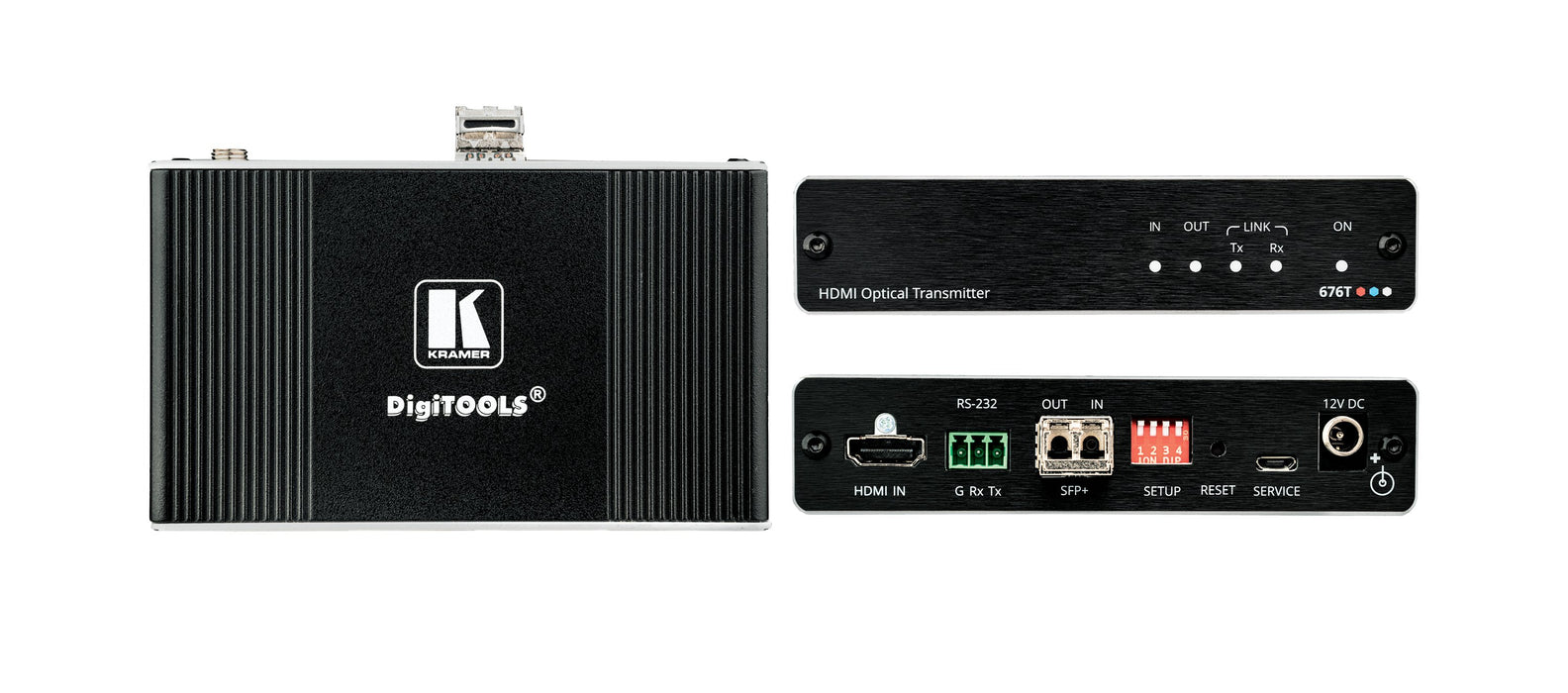 EAN 7291063091712 - Kramer Electronics 676T Transmisor de señales AV Negro imagen 2