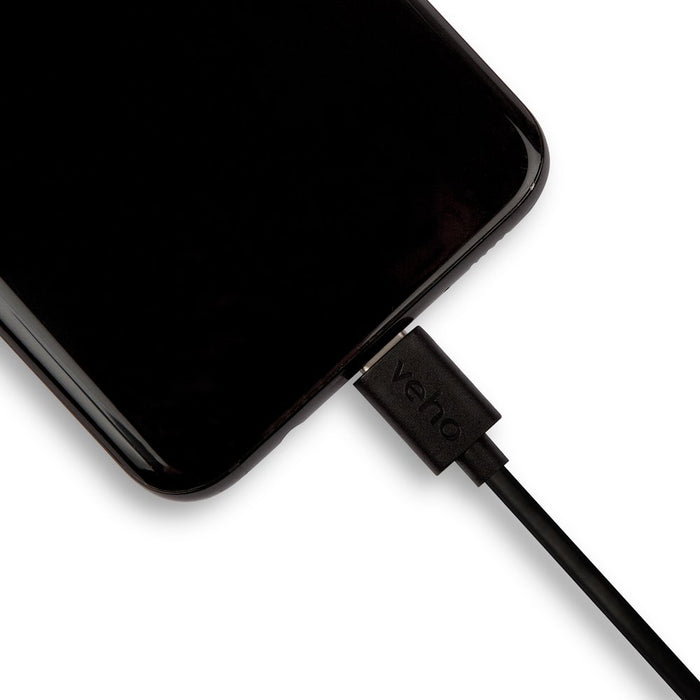 EAN 0742832884310 - Veho VCL-002-C-20CM cable USB 0,2 m USB A USB C Negro imagen 3