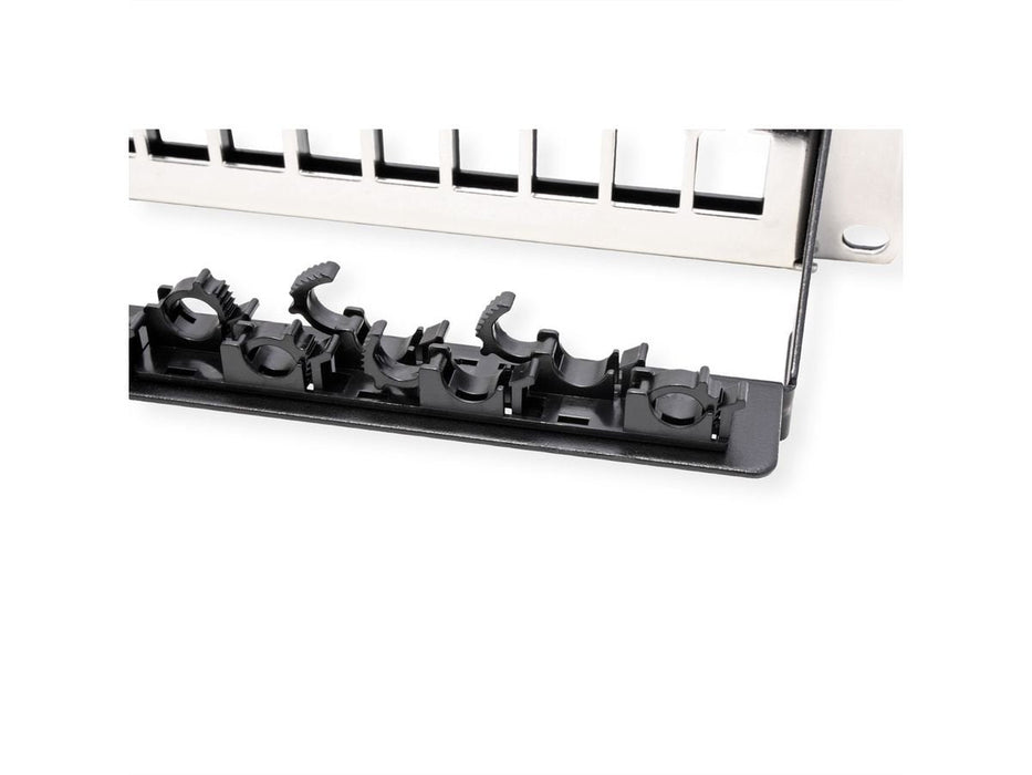 Roline 19"-Keystone-Modultrger 24ports Geschirmt Blank Clipbef. (26.11.0390)