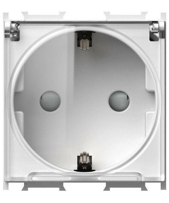 EAN 3831006929579 - TEM VM11PT toma de corriente Schuko Transparente, Blanco imagen 1
