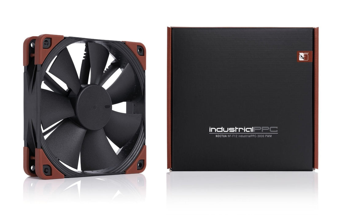 EAN 4716123315414 - Noctua NF-F12 industrialPPC-3000 PWM Carcasa del ordenador Ventilador 12 cm Negro, Marrón imagen 5