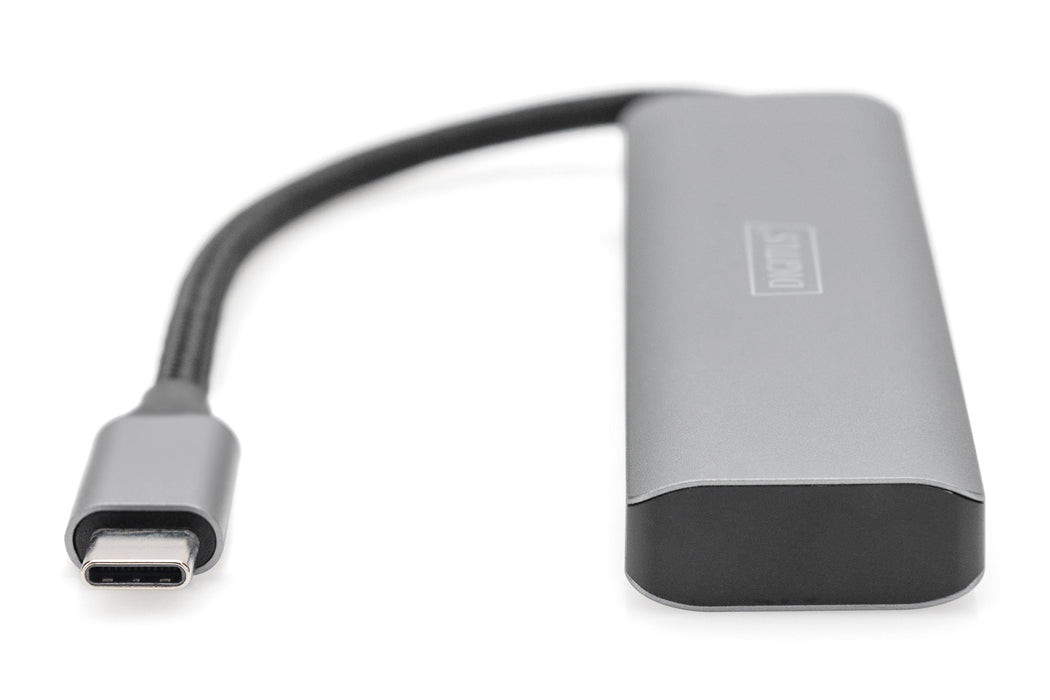 EAN 4016032485773 - Digitus DA-70246 hub de interfaz USB 3.2 Gen 1 (3.1 Gen 1) Type-C 5000 Mbit/s Gris imagen 3