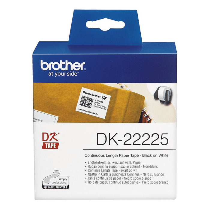 Rollo De Papel Continuo Original Brother Dk-22225
