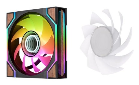 120mm Thermaltake Swafan 120 Ex Infinity Wood Edition 3pack Fan