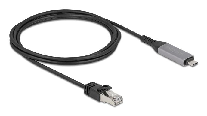 Cable Delock Usb Lan Usb Tipo-C A Rj45 Gigabit Ethernet 2 M