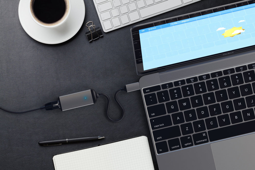 Satechi Usb-C A Ethernet Adapter, Space Gris, St-Tcenm