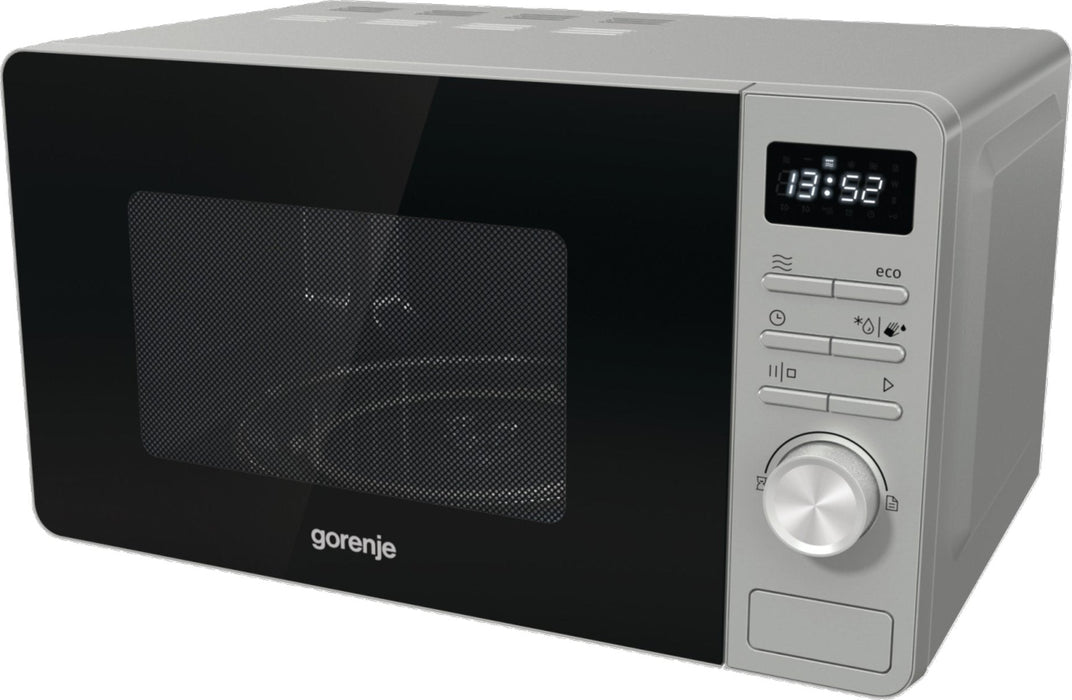 Microondas Gorenje Mo20a3x  20 L, 800 W, Botones, Giratorio, Acero Inoxidable