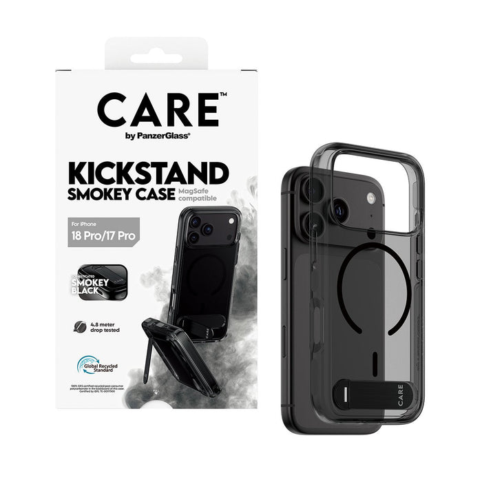 Care By Panzerglass Kickstand Case Smokey M. Negro Magsafe Iphone 17 Pro