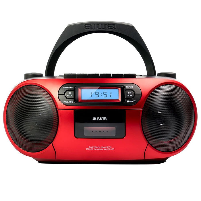 EAN 8435256897210 - Aiwa BBTC-550RD Negro, Rojo Reproductor de CD portátil imagen 1