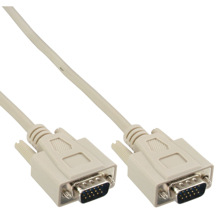Cable Vga Inline 15 Pines Hd Macho A Macho Gris 10m
