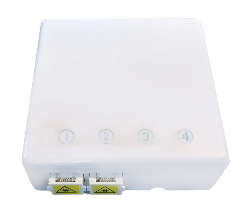 Ftth Box Fr 4 Kupplungen Sc-S Oder Lc-D 80x80 Mit Cablefhrung, Schrumpfversion