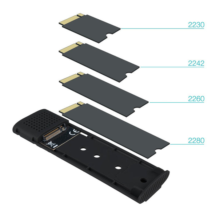 EAN 8433281017689 - TooQ TQE-2231B caja para disco duro externo Caja externa para unidad de estado sólido (SSD) Negro imagen 4