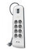 EAN 0745883659708 - Belkin BSV804VF2M limitador de tensión Blanco 8 salidas AC 2 m imagen 1