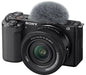 EAN 4548736166950 - Sony ZV-E10 + E PZ 16-50mm F3.5-5.6 OSS II MILC 24,2 MP CMOS 6000 x 4000 Pixeles Negro imagen 3