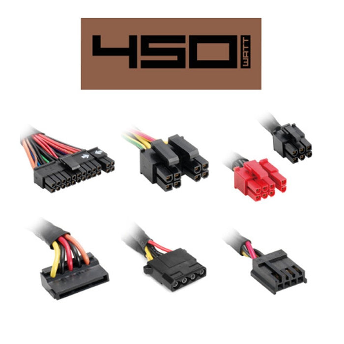 EAN 4044951016402 - Sharkoon SilentStorm SFX Bronze unidad de fuente de alimentación 450 W 20+4 pin ATX Negro imagen 5