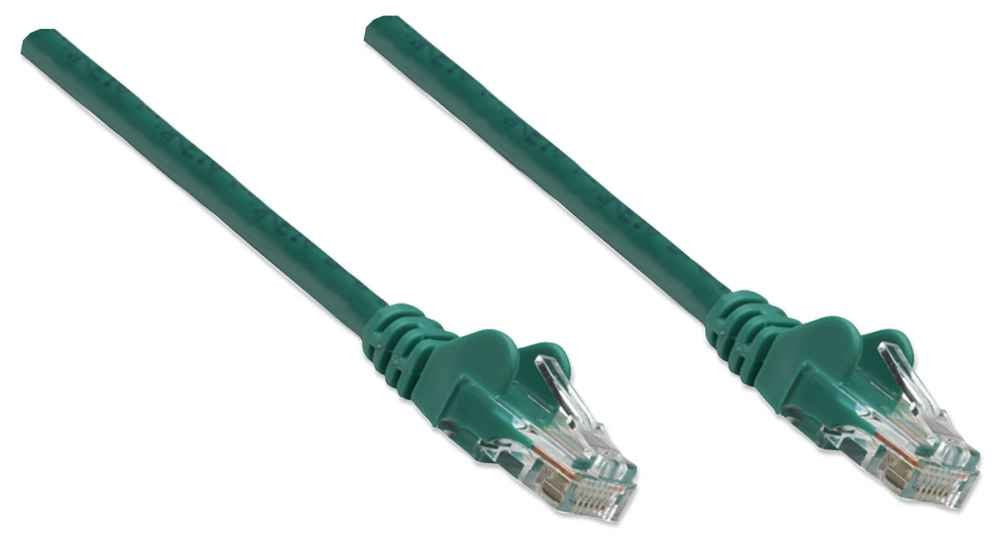 Intellinet Rj-45 M/M, 1m Cable De Red Verde Cat5e U/Utp (Utp)