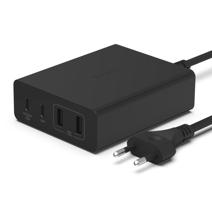 EAN 0745883850051 - Belkin WCH010vfBK Portátil, Smartphone, Reloj inteligente, Tableta Negro Corriente alterna Carga rápida I imagen 1
