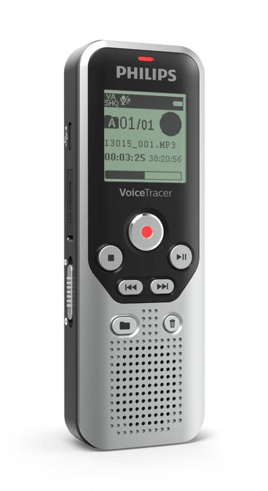 EAN 0855971006328 - Philips DVT1250 dictáfono Memoria interna y tarjeta de memoria Negro, Gris imagen 7