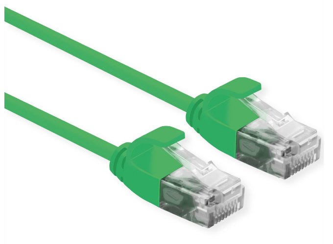 Roline Utp Datacenter Cable De Red Cat.6a (Class Ea), Lsoh, Slim, Grn, 0,5 M