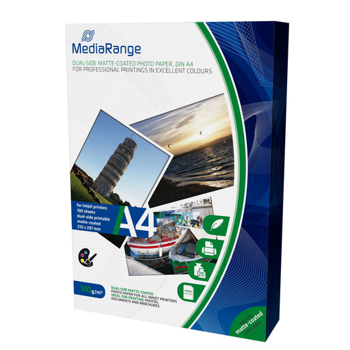 EAN 4260283118977 - MediaRange MRINK111 papel fotográfico A4 Blanco Mate imagen 1