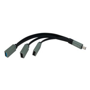 EAN 4052792048728 - LogiLink UA0315 hub de interfaz USB 3.2 Gen 1 (3.1 Gen 1) Type-C 5000 Mbit/s Negro, Gris imagen 2