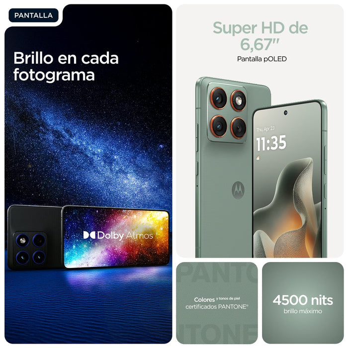 EAN 0840493604527 - Motorola edge 70 17 cm (6.7") SIM doble Android 16.0 5G USB Tipo C 12 GB 512 GB 4800 mAh Verde imagen 17
