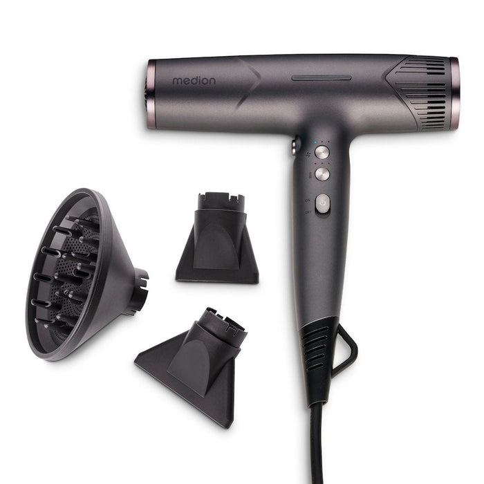Medion Life Hd2 Haartrockner Md19984 (Gris, 1.500 Watt) 50076364