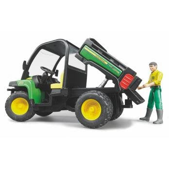 EAN 4001702024901 - BRUDER John Deere Gator XUV 855D with driver imagen 2