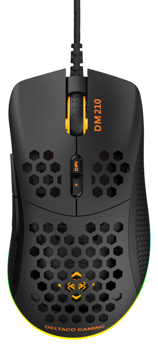 EAN 7333048047021 - Deltaco Gaming GAM-108 ratón Juego mano derecha USB tipo A Óptico 6400 DPI imagen 6