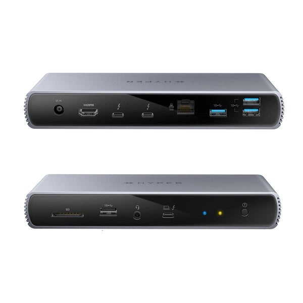 EAN 6941921148638 - Targus HDTB4D-EUZ base para portátil y replicador de puertos Thunderbolt 4 Gris imagen 3