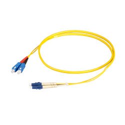 Efb Duplex Cable De Red Flat-Twin Lc-Sc Os2 G652d 5m Lszh 3x5mm Amarillo