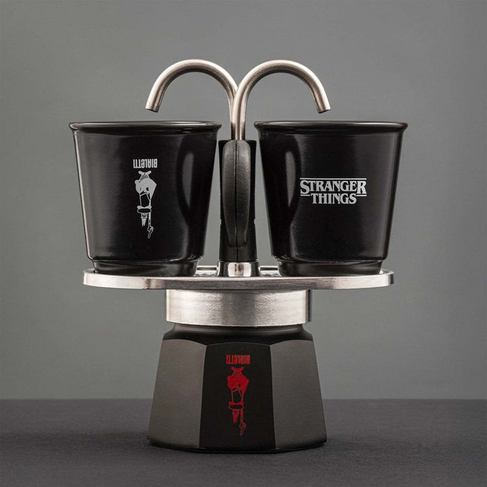 Bialetti Espressokanne Stranger Things Con 2 Espressotassen