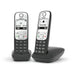 EAN 4250366869797 - Gigaset A690 Duo Teléfono analógico Identificador de llamadas Negro, Plata imagen 2