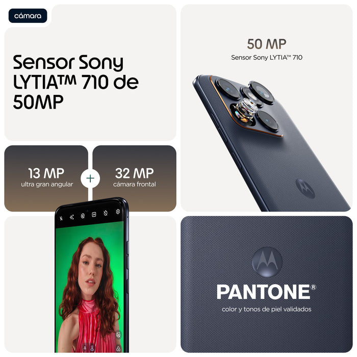 EAN 8033779085277 - Motorola edge 70 fusion 17,2 cm (6.78") SIM doble Android 16.0 5G USB Tipo C 8 GB 256 GB 5200 mAh Negro imagen 6