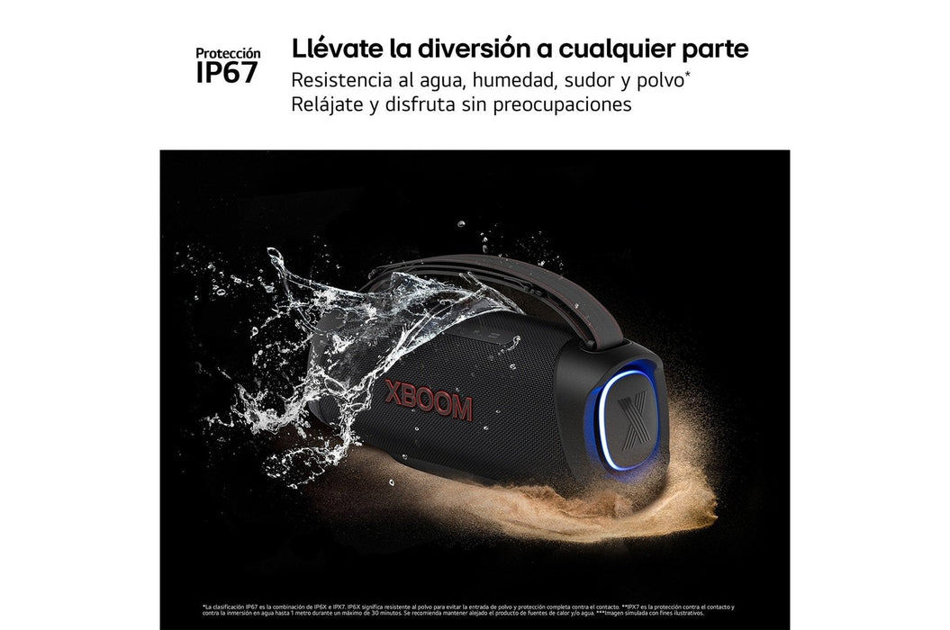 Altavoz  Lg Xboom Xg8t Negro Inalámbrico, Bluetooth, 60w