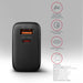 EAN 8595247907905 - Axagon ACU-PQ45 QC 3.0, 4.0/AFC/FCP/PPS/PD, 45W, schwarz - Netzladegerät mit USB-A und USB-C Schnittstell imagen 4