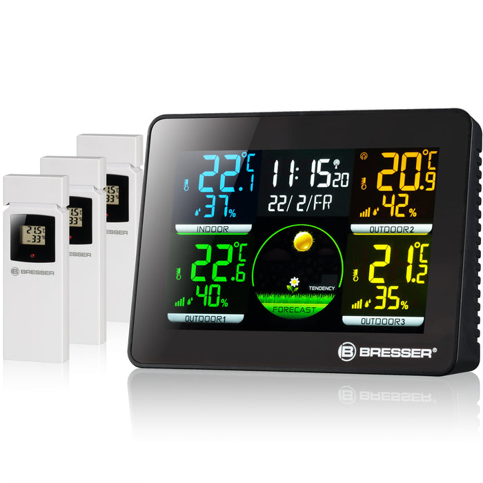EAN 4007922060101 - Bresser Optics 7000023 estación meteorológica digital Negro LCD CC/Batería imagen 1
