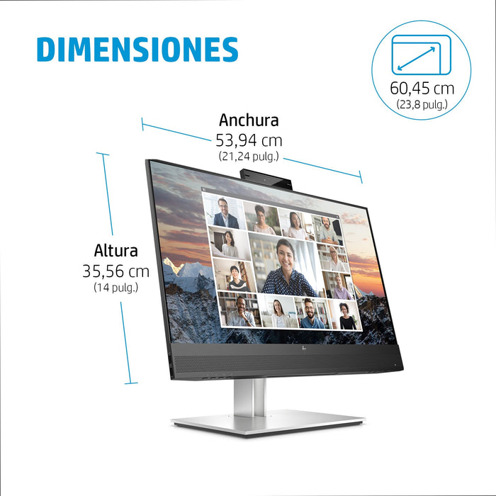 EAN 5715063337684 - HP E24m G4 FHD USB-C Conferencing Monitor pantalla para PC 60,5 cm (23.8") 1920 x 1080 Pixeles Full HD LC imagen 10