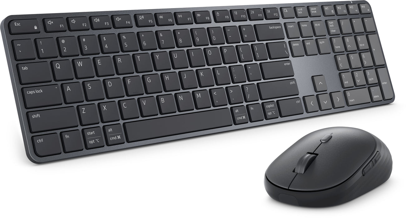 Dell Pro 7 Slim Keyboard And Mouse Km726 German Qwertz