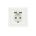 EAN 8433281009707 - Nanocable 10.35.0010 toma de corriente CEE 7/3 + USB Blanco imagen 2