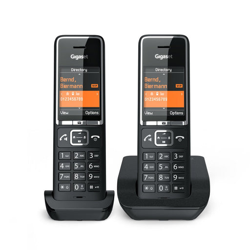 EAN 4250366866352 - Gigaset COMFORT 550 duo Teléfono analógico Identificador de llamadas Negro imagen 2