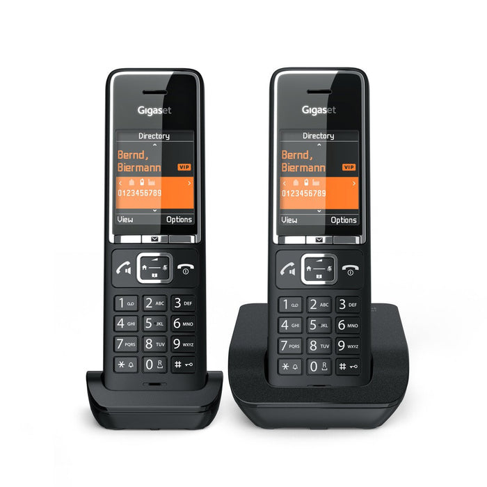 EAN 4250366866352 - Gigaset COMFORT 550 duo Teléfono analógico Identificador de llamadas Negro imagen 2