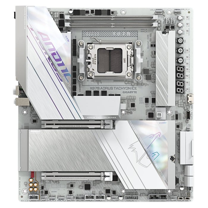 EAN 4719331874933 - GIGABYTE X870 AORUS TACHYON ICE AMD X870 Zócalo AM5 ATX extendida imagen 2