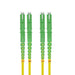 EAN 4005938546541 - Helos 254654 Cable de fibra óptica e InfiniBand 0,5 m E-2000 (LSH) E-2000/APC Amarillo imagen 1