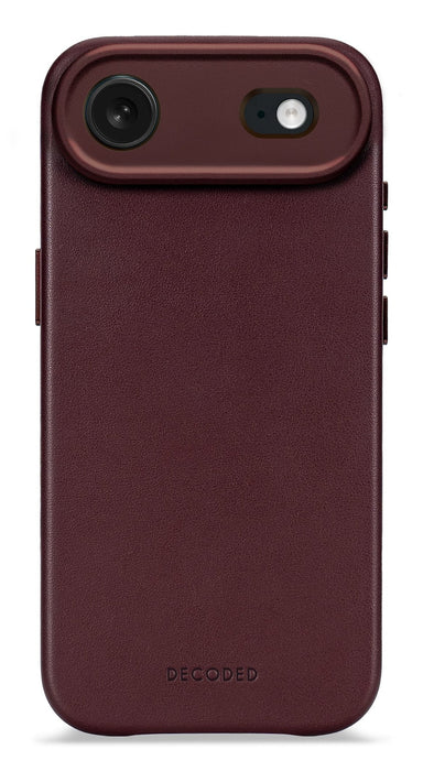 Decoded Leather Backcover Iphone 17 Air Dark Ruby